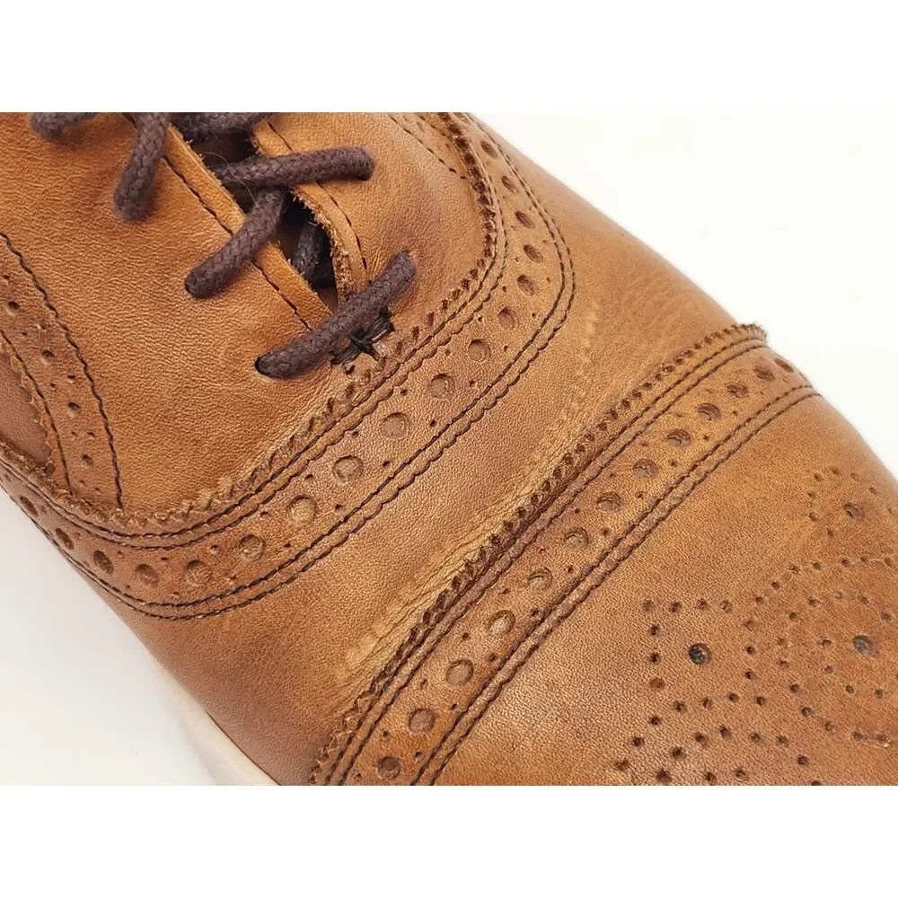 Allen Edmonds Strand Leather Sneakers, Walnut, Men's 8.5E